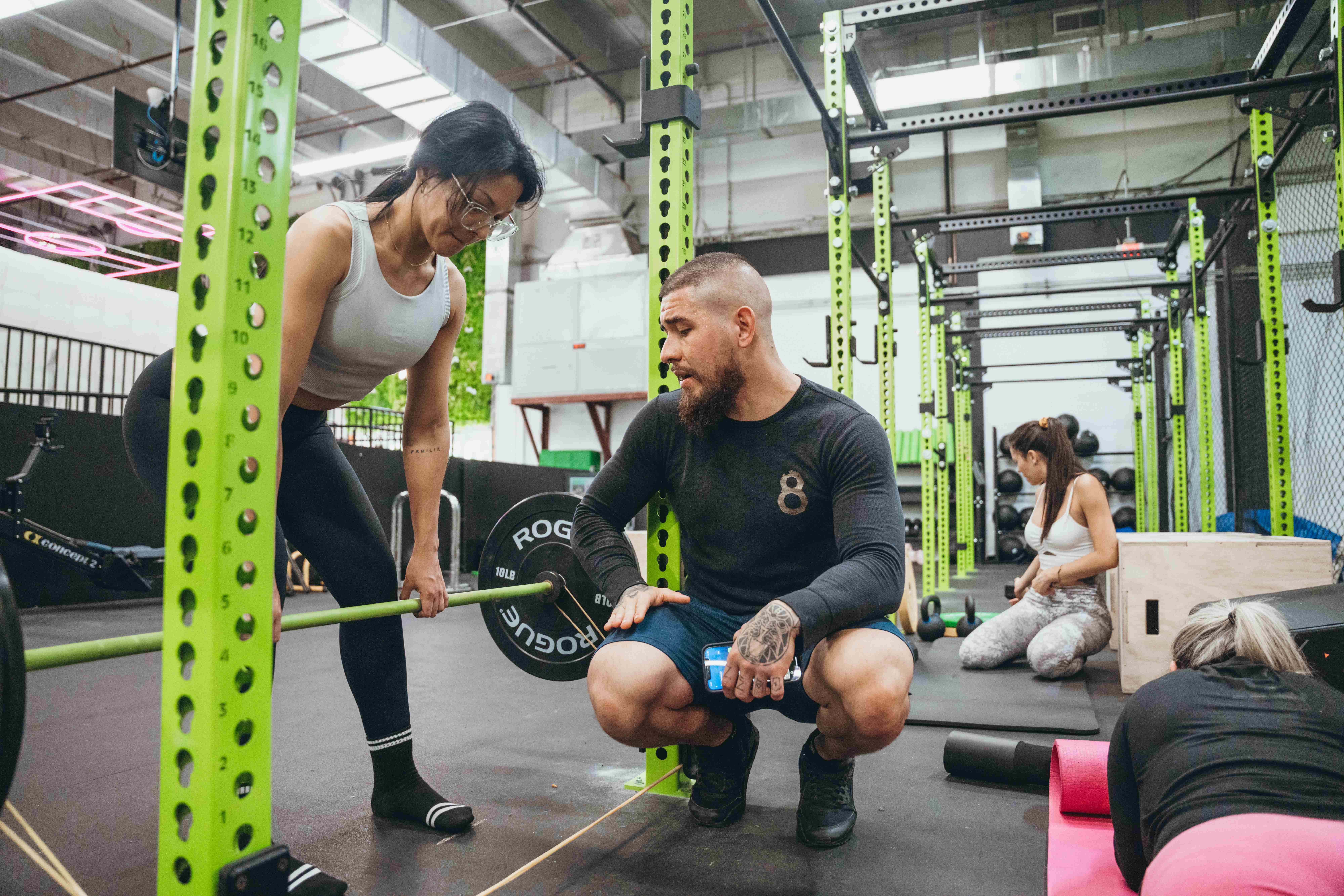 Personal training session in our fitness gym
